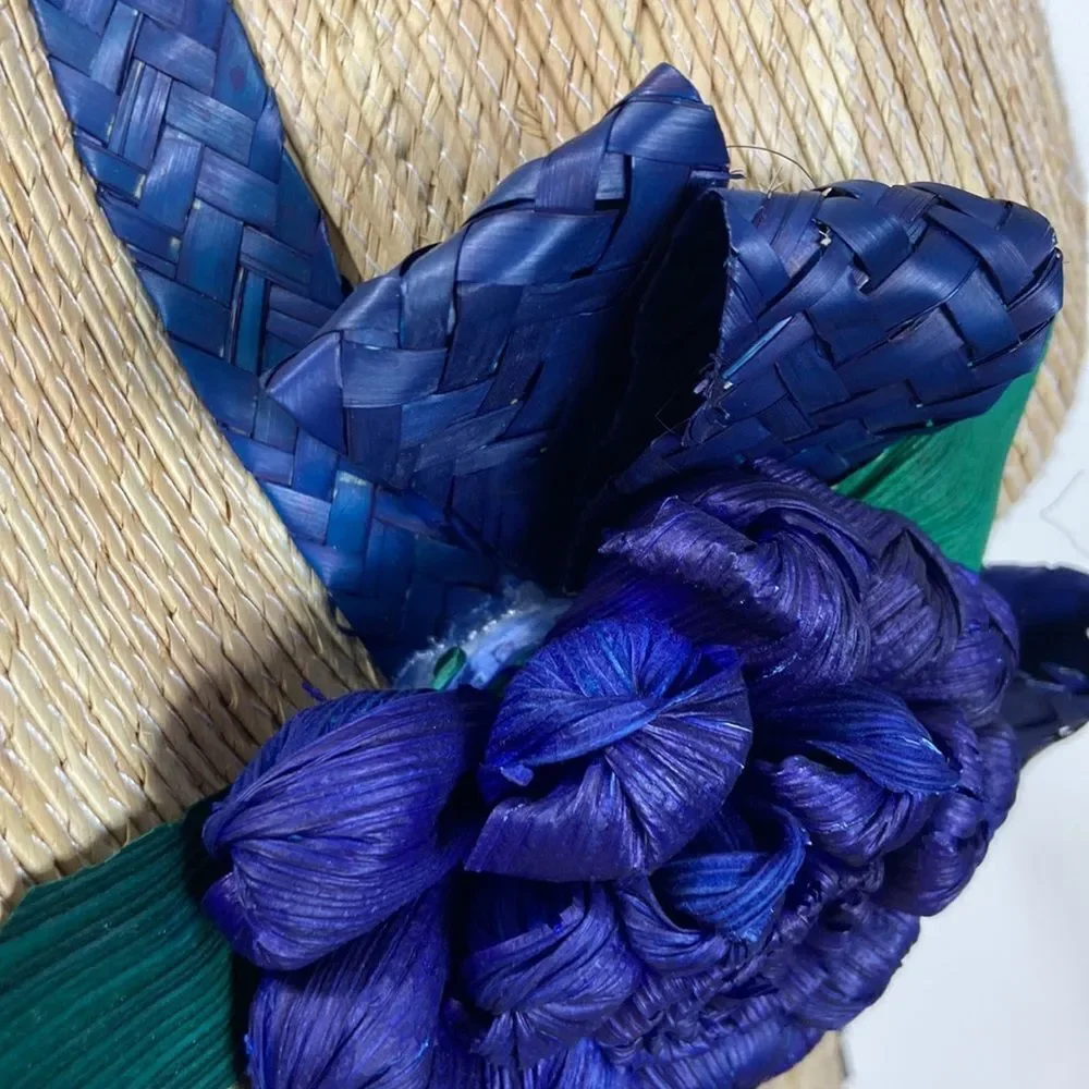 Handmade Straw Women Mexican Hat